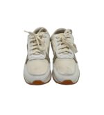 Adidasi dama Gant, 37, piele intoarsa, material textil, piele, alb gri - imagine 3