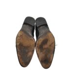 Pantofi barbati Brams, 43, piele intoarsa, negru - imagine 5