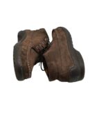 Ghete barbati Bally, 42, piele intoarsa, maro - imagine 4