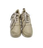 Adidasi barbati Fashion, 40, imitatie de piele, bej - imagine 3