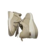 Adidasi barbati Fashion, 40, imitatie de piele, bej - imagine 4