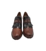 Pantofi dama Tamaris, 40, piele, maro negru - imagine 3