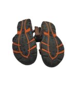 Sandale barbati Akoomi, 44, piele intoarsa, maro - imagine 5