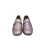 Mocasini dama Bianco, 38, piele, mov - imagine 3