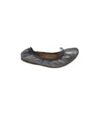 Balerini dama Zara, 37, imitatie de piele, gri