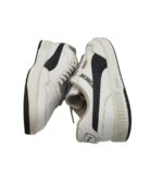 Adidasi barbati Puma, 43, imitatie de piele, alb - imagine 4