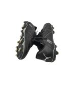 Adidasi copii Puma, 37, imitatie de piele, negru - imagine 4