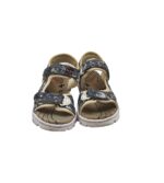 Sandale dama Rieker, 37, imitatie de piele, material textil, gri - imagine 3