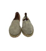 Espadrile dama Verbenas, 39, piele intoarsa, gri - imagine 3