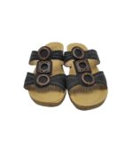 Saboti dama Easy Street, 40, imitatie de piele, negru - imagine 3