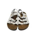 Sandale barbati Welness, piele, alb - imagine 3