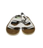 Sandale barbati Wellness 43, piele, alb - imagine 3