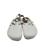 Saboti barbati Wellness , piele, alb - imagine 3