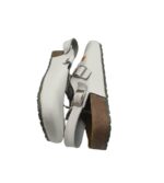 Saboti barbati Wellness , piele, alb - imagine 4