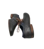 Pantofi barbati Venice, 45, imitatie de piele, negru - imagine 4