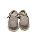 Mocasini barbati Dude, 41, material textil, gri - imagine 3