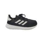 Adidasi barbati Adidas, 45, material textil, piele intoarsa, negru