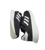 Adidasi barbati Adidas, 45, material textil, piele intoarsa, negru - imagine 4