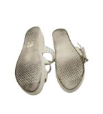 Saboti dama Lavie, 36, imitatie de piele, alb - imagine 5