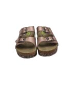 Saboti copii  32, imitatie de piele , bej - imagine 3