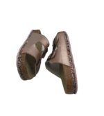 Saboti copii  32, imitatie de piele , bej - imagine 4