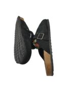 Saboti barbati Up, 45, piele intoarsa, negru - imagine 4