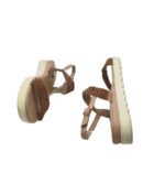 Sandale dama Atmosphere, 39, imitatie de piele, bej - imagine 3