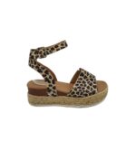 Sandale dama  39, imitatie de piele, maro negru