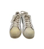 Adidasi dama Adidas, 39, imitatie de piele, piele, alb - imagine 3