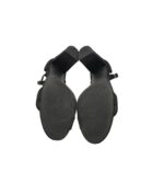 Sandale dama New Look, 37, material textil, negru - imagine 5