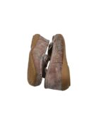 Mocasini dama 40, piele intoarsa, bej - imagine 4