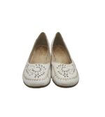 Pantofi dama George, 38, imitatie de piele, alb - imagine 3