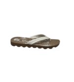 Saboti dama Inblu, 42, imitatie de piele, material textil, alb