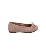 Balerini dama 38, imitatie de piele, roz
