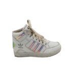 Adidasi dama Adidas, 37, imitatie de piele, alb