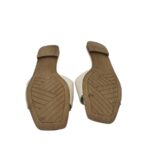 Saboti dama Catwalk, 42, imitatie de piele, alb - imagine 4