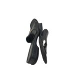 Saboti dama 36, piele, negru - imagine 4