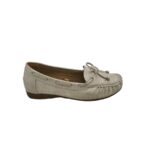Mocasini dama 40, imitatie de piele, gri