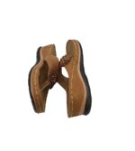 Saboti dama Fashion, 37, imitatie de piele, maro - imagine 4