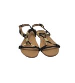 Sandale dama F&F, 37, material textil, negru - imagine 3
