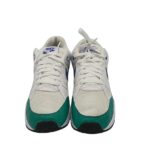 Adidasi barbati Nike, 44, imitatie de piele, material textil, alb verde - imagine 3