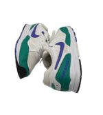 Adidasi barbati Nike, 44, imitatie de piele, material textil, alb verde - imagine 4