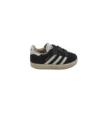 Adidasi copii Adidas, 26, piele intoarsa, negru
