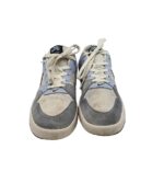 Adidasi dama Nike, 46, piele intoarsa, material textil,  alb gri - imagine 3