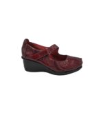 Pantofi dama Clarks, 38, piele, rosu