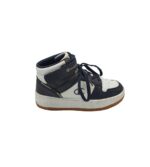 Adidasi copii Champion, 35, imitatie de piele, alb negru