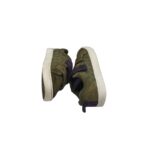Tenisi copii Clarks, 27, piele intoarsa, material textil, kaki - imagine 4
