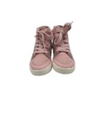 Adidasi copii Geox, 27, imitatie de piele, material textil, roz gri - imagine 3