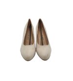 Pantofi dama Body Flirt, material textil, bej - imagine 3