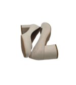 Pantofi dama Body Flirt, material textil, bej - imagine 4